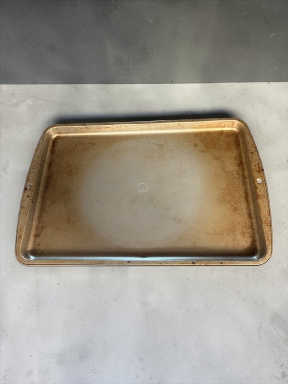 Food Network Large Rimmed Baking Sheet Cookie Pan 21x13 Used